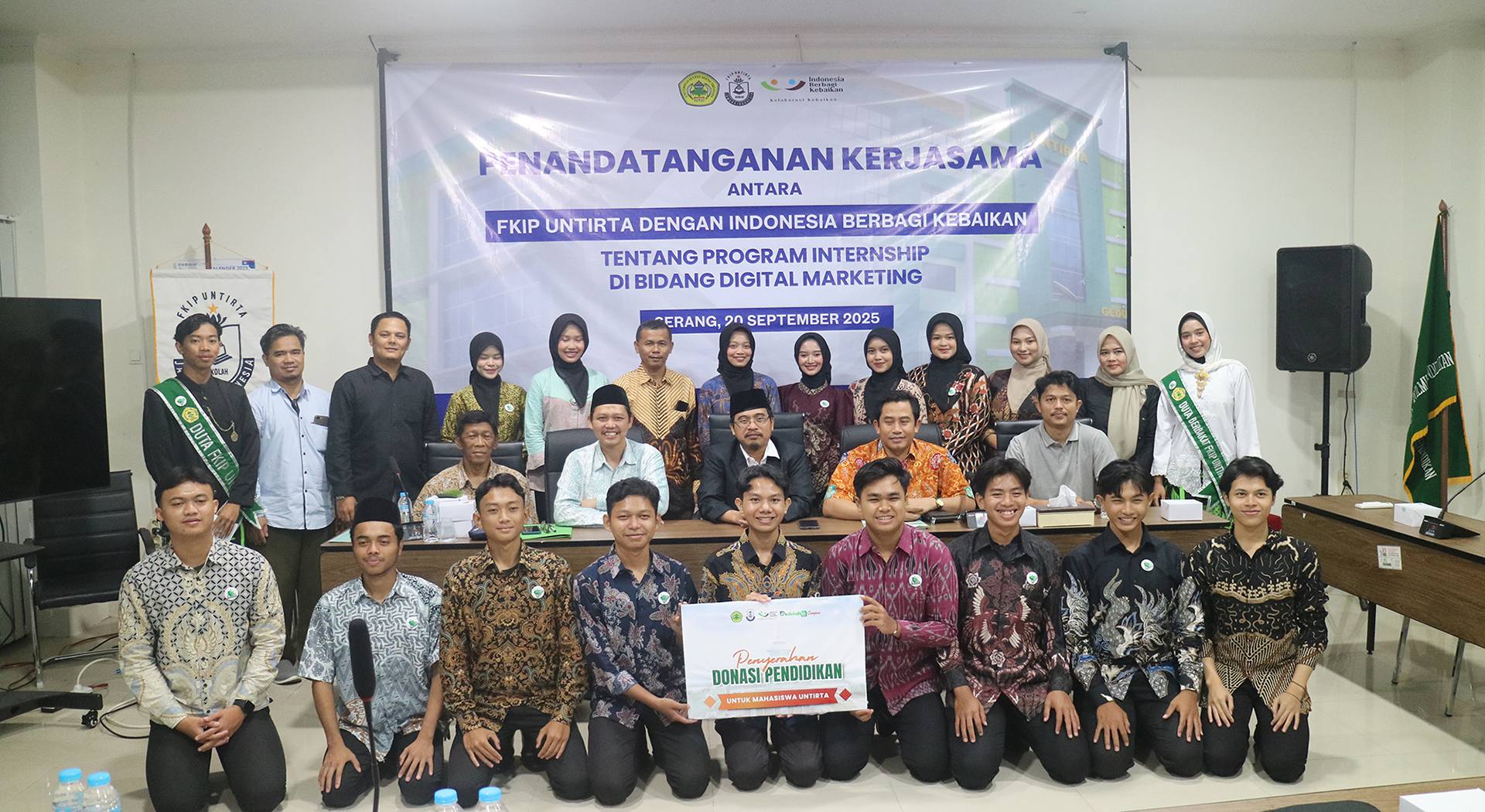 Paguyuban Duta Fkip Bekerjasama Dengan IBK Menggalang Dana Beasiswa Pendidikan.